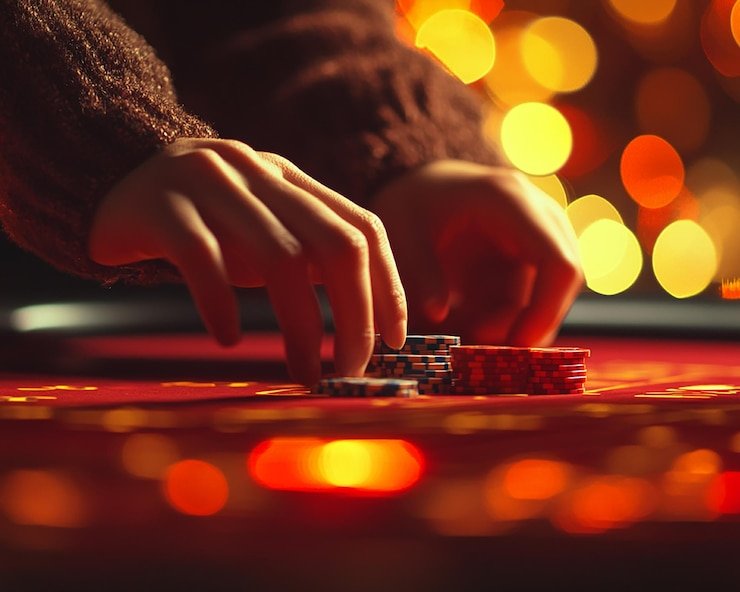 Antarmuka permainan Nolimit City di aplikasi mobile 888vipbet login dengan tombol taruhan dan riwayat putaran